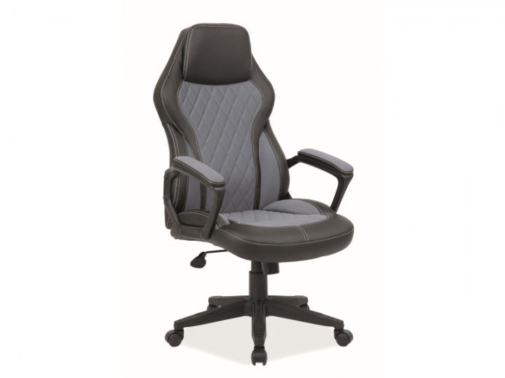 Крісло поворотне Signal Q-369 Сірий / Чорний